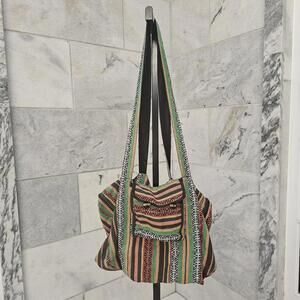 Women's Green and Multi Bag